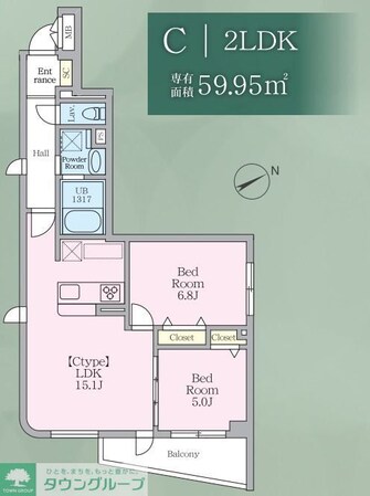 A-3 ASAGAYA Residenceの物件間取画像